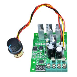 DC 6-60V 30A Adjustable PWM Motor Speed Controller Module Dimmer Current Regulator Speed Control Governer+Display