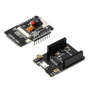 ESP32-CAM-MB WIFI ESP32 CAM Wireless Development Board with OV2640 Camera MICRO USB to Serial Port CH340G 4.75V-5.25V Nodemcu