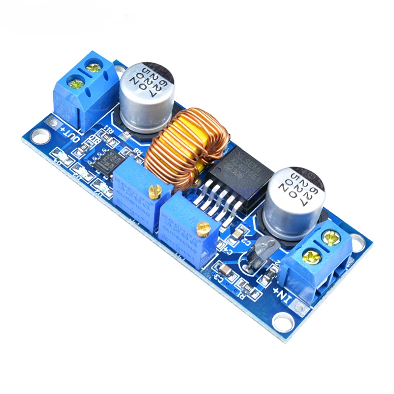 02 High Efficiency! CC/CV 5A Lithium Charger Board XL4015 Adjustable 6-38V To 1.25-36V DC Step Down Power Supply Buck Module - Image 2