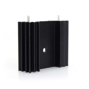 TO-220 34x12x30MM LED Triode IC Heat Sink Thermal Aluminum Extrusion Profile Custom Cooler Radiator Black Cooling