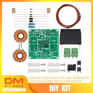 Mini ZVS Tesla high voltage generator high frequency induction heating machine DIY kit (parts)