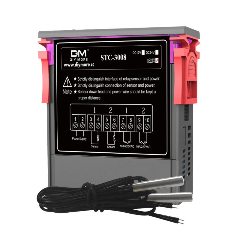 dc 12 / 24v 2 temperature