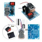 15KV High Frequency DC Voltage Arc Ignition Generator Inverter Boost Step-Up 18650 DIY Kit U Core Transformer Suite 3.7V