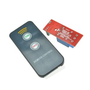 IR 1 Channel Infrared Receiver Driving Switch Relay Driver Module Board 5V + Active Remote Controller