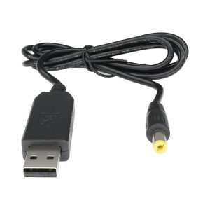 DC-DC Converter Cable USB Male Connector 5V to 9V/12V DC Jack 5.5*2.1mm Step-up Power Module Adapter Mayitr New