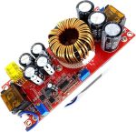 1500W 30A DC-DC Step Up Boost Converter 10-60V to 12-90V Current Power Supply Module +Fan