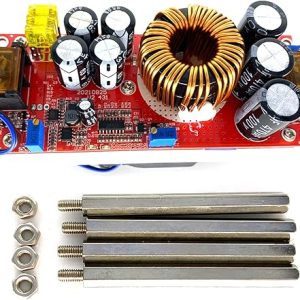 1500W 30A DC-DC Step Up Boost Converter 10-60V to 12-90V Current Power Supply Module +Fan