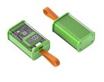 DIY Portable Power Bank Box 21700 Battery Charger PD22.5W Fast Charging 10000mAh Polymer Battery Case for On-the-Go Charging