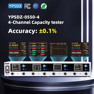 YPSDZ-0550-4 4 channel 5V50A lithium battery capacity tester charge discharge detector battery pack Voltage balancing instrument