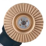 Wood Polishing Wheel Angle Grinder Disc Shaping Carving Sanding Wood Grinding Wheel Practical Carbon Steel Abrasive Tool