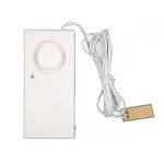 Loud Sound Flood Alarm Independent Water Soaking Sensor Leakage Plastic Reusable Detector Battery Powered Basement