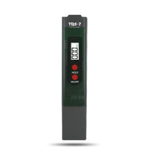TDS-7 Backlight Water Quality Detector Water Quality Test Pen Digital LCD One-key Measurement PH Meter Tester Pen for Aquarium