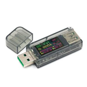 5A USB tester color screen Voltage ammeter power capacity fast charge protocol charger charging treasure