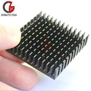 40x40x11mm Aluminum Heatsink Cooling Heat Sink Radiator Heat Dissipation for LED Power Memory Chip IC Transistor Computer Board DIY