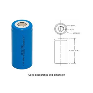 32700 LiFePO₄ 3.2V 6Ah Battery Cell