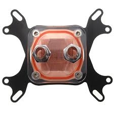 Water Cooling Computer CPU Block Head Copper Base Replacement for INTEL CPU Block