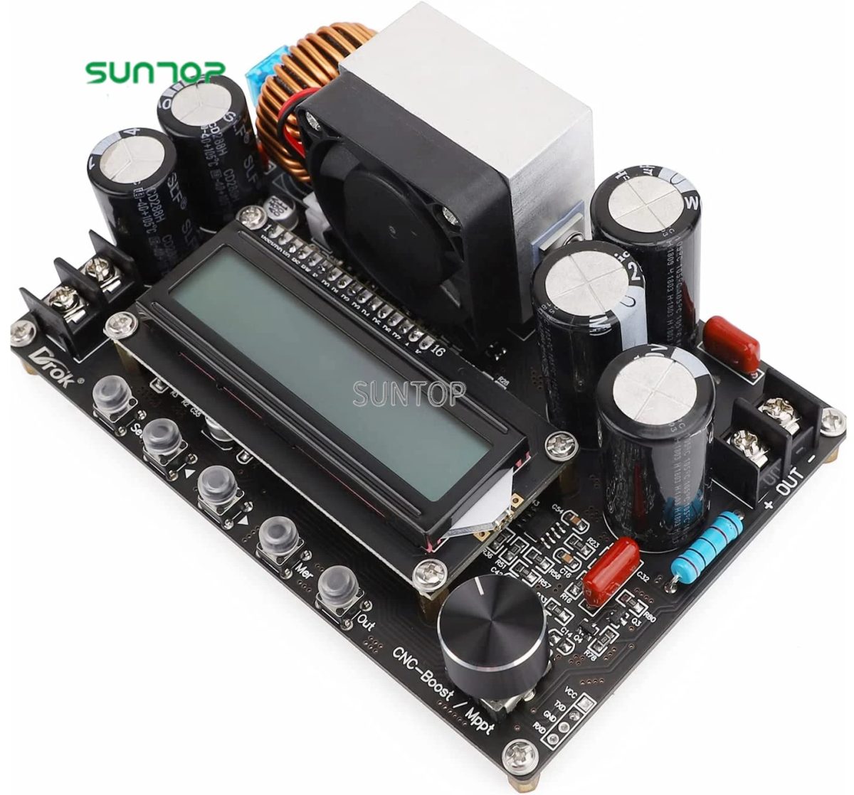 DROK DC DC Boost Converter Module10V-65V to 12V-120V Voltage Regulator 12v Regulated Power Supply solar charger controller mppt - Image 1