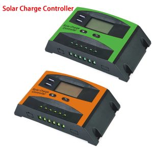 LD2024 LD3024 12V/24V 20A 30A Solar Charge Controller LCD Function Dual USB Port Solar Cells Panel PWM Battery Charge Regulator