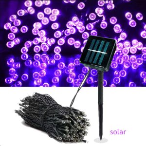 200 Led Solar Garland String Fairy Lights Outdoor 22M Solar Powered Lamp for Garden Decoration 3 Mode Holiday Xmas Wedding Party