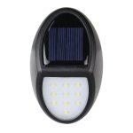 10LED Solar Wall Light-Cool White Light Out Door Solar Wall Lamp for Pathway LED Plastic Garden