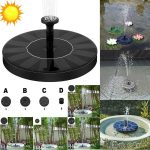 Large 16cm Solar Fountain Outdoor Solar Water Fountain Garden Pool Pond Solar Panel Garden Decoration Water Pump