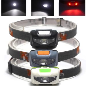 Mini Portable Headlamp AAA battery LED headlamp 4 Modes Torch Lamp Hiking Camping Light for Fishing Riding Light