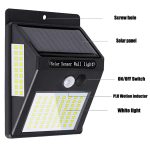 100 LED Wide Angle Solar Power Wall Lamp Waterproof Motion Sensor Garden Solar Light Outdoor - Image 2