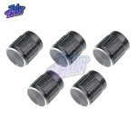 10 pcs/set Control Rotary Knob Knob Cap Potentiometer Knob Diaphragm Aluminum Cover Knurled Shaft Potentiometer 15x16.5mm