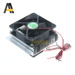 DC 12V 60W Thermoelectric Peltier Refrigeration Aluminum Cooler Semiconductor Air Conditioner Cooling System with Cooling Fan - Image 2