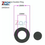 100pcs 1S 18650 Lithium Battery Insulation Gasket Barley Paper Cell Batteries Insulation Glue Repair Electrode Insulator Pads - Image 2
