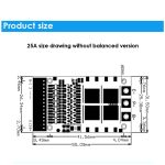 6s~13s 25a high capacity Li-fepo4 battery protection board without function equal to the same output/split wiring - Image 3