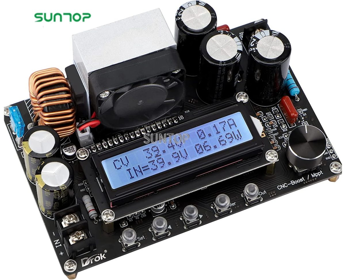 DROK DC DC Boost Converter Module10V-65V to 12V-120V Voltage Regulator 12v Regulated Power Supply solar charger controller mppt - Image 3