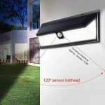 3 Modes Solar LED Outdoor Wall Light 118led Solar Wall Mount Lights Outdoor Wall Light Outdoor Solar for Garden - Image 3
