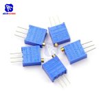 10PCS 3296 Trimmer Variable Potentiometer Resistance 100R/1K/10K/100K/1MK/200R/2K/20K/200K/2MK/50R/500R/5K/50K/500KΩ Ohm Trimpot - Image 2