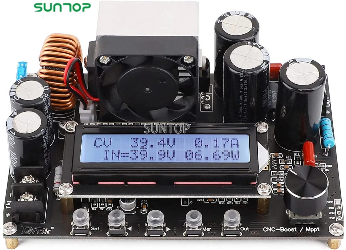 DROK DC DC Boost Converter Module10V-65V to 12V-120V Voltage Regulator 12v Regulated Power Supply solar charger controller mppt - Image 4