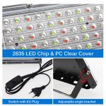 RGB LED Flood Light- Remote Controlled IP66 Waterproof Landscape & Outdoor Lighting (50W, AC220V) - Image 4