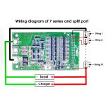 6s~13s 25a high capacity Li-fepo4 battery protection board without function equal to the same output/split wiring - Image 5