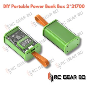 DIY Portable Power Bank Box 21700 Battery Charger PD22.5W Fast Charging 10000mAh Polymer Battery Case for On-the-Go Charging