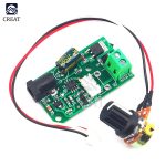 Micro PWM DC Motor Speed Controller Governor 6V 12V 24V General 3A Small Speed Control Board with Potentiometer