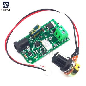 Micro PWM DC Motor Speed Controller Governor 6V 12V 24V General 3A Small Speed Control Board with Potentiometer