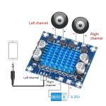 DC 8-26V XH-A232 2 Channel Digital Stereo Audio Power Amplifier Board 30W+30W 30Wx2 TPA3110 Class D Audio Speaker AUX Amp Module - Image 2