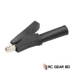Pure copper battery clip Alligator clip Medium wire clip with 4mm jack High voltage Full test clip 30A