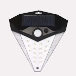 38LED Solar Motion Sensor Wall Lamp Waterproof Garden Yard Street Security Light Three-Sided Illumination Wide Illumination Area