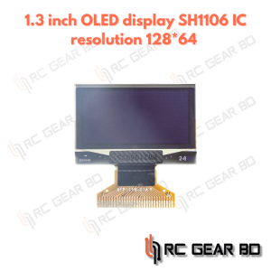 DC 3.3V 1.3" OLED Display Module White/Blue Color Drive Chip SH1106 128X64 1.3 inch OLED LCD LED IIC I2C Communicate For Arduino