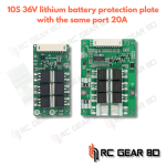 BMS 10S 36V 20A Lithium Battery Charging Protection Board Balance Charging Protection Circuit 18650 Cell Balancer Charger Part