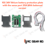 BMS 10S 36V 20A Lithium Battery Charging Protection Board Balance Charging Protection Circuit 18650 Cell Balancer Charger Part - Image 2