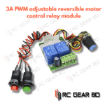 DC 12V 24V 3A 21kHz PWM DC Motor Speed Regulator Controller Adjustable Speed Control Reversible Relay Module 6V-28V 1203BS