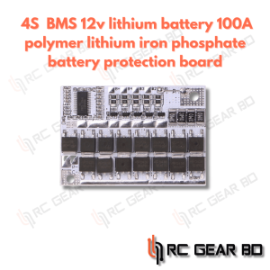 Hot selling 3S 4S 5S BMS 12v lithium battery 100A polymer lithium iron phosphate battery protection board 4S BMS Li-ion LiFePO4 LiFe LMO Lithium Battery