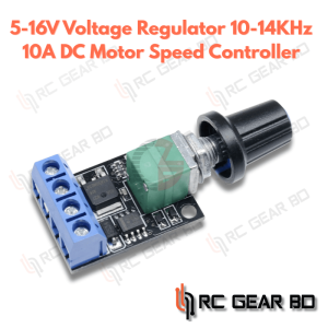5-16V Voltage Regulator 10-14KHz 10A DC Motor Speed Controller Regulator 5V 12V PWM Adjustable Fan Motor Speed Voltage Control