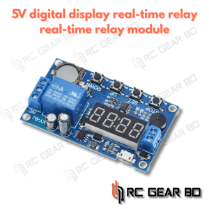 DC 5V Real-Time Delay Timer Relay Module Switch Control Clock Synchronization Multi-Mode Control Wiring Diagram